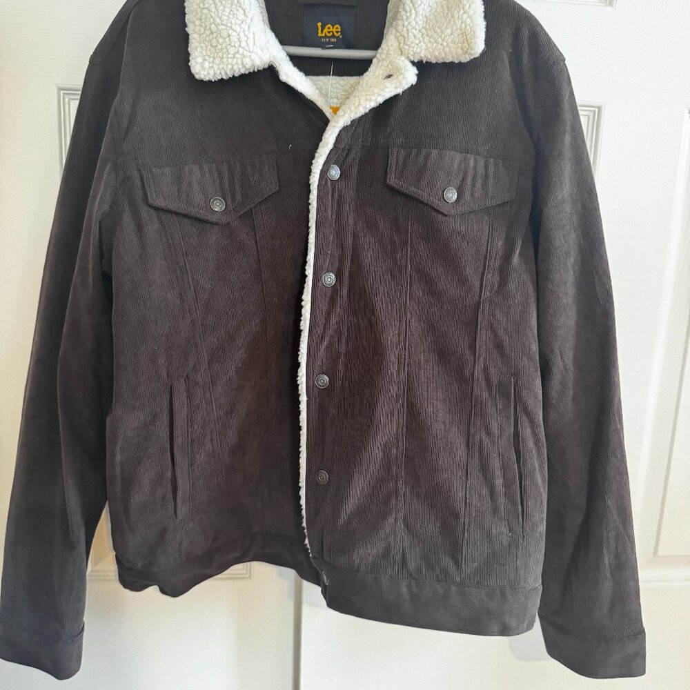 Lee Jeans Western Corduroy Sherpa Jacket.